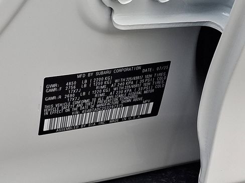 Certified 2025 Subaru Outback Premium AWD/4WD image 27