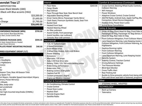 Used 2026 Chevrolet Trax LT w/ Driver Confidence Package image 1