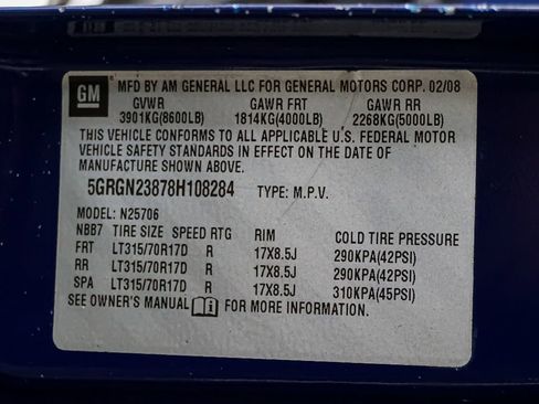 Used 2008 HUMMER H2 image 17