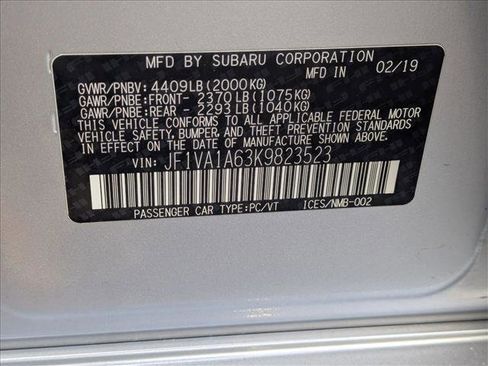 Used 2019 Subaru WRX image 21