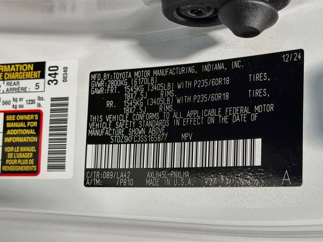 Used 2025 Toyota Sienna Limited AWD/4WD image 26