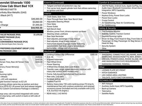 Used 2020 Chevrolet Silverado 1500 Custom w/ Custom Value Package image 6