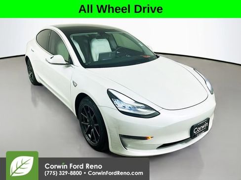 Used 2020 Tesla Model 3 Long Range AWD/4WD image 1