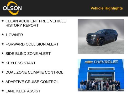 Certified 2025 Chevrolet Traverse RS w/ LPO, Floor Liner Package image 2