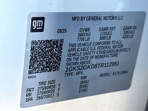 New 2026 GMC Yukon XL Elevation w/ LPO, Get Active Package AWD/4WD image 25