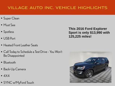 Used 2016 Ford Explorer Sport AWD/4WD image 7