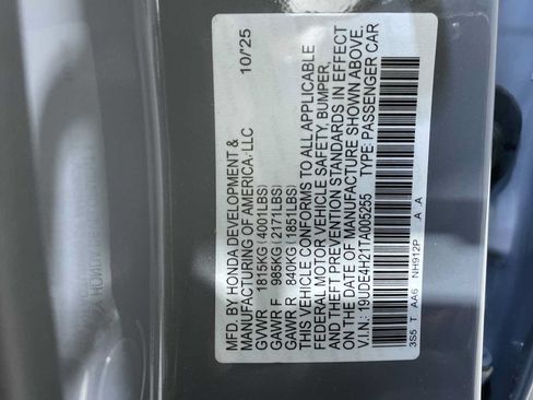 Certified 2026 Acura Integra FWD image 21