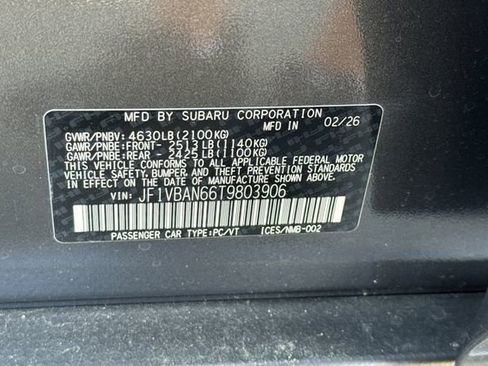 New 2026 Subaru WRX Limited AWD/4WD image 24