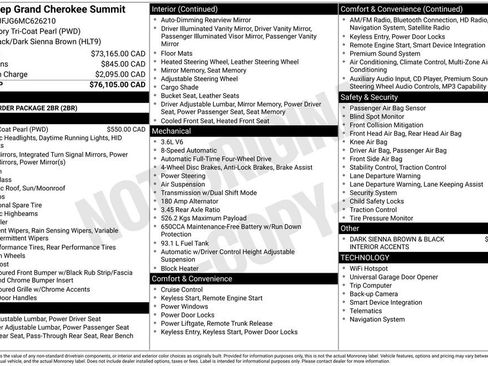 Used 2021 Jeep Grand Cherokee Summit AWD/4WD image 10