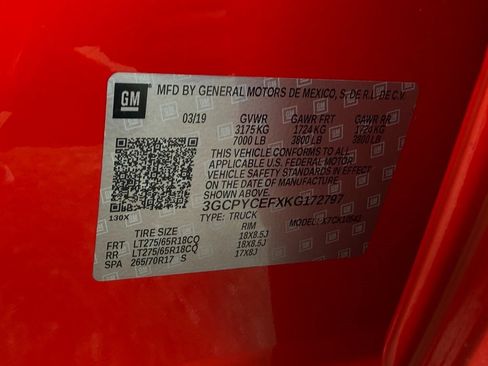 Certified 2019 Chevrolet Silverado 1500 Custom Trail Boss w/ Custom Convenience Package image 12