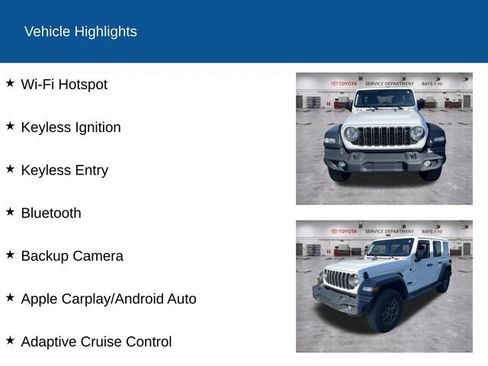 Used 2024 Jeep Wrangler Unlimited Sport AWD/4WD image 2