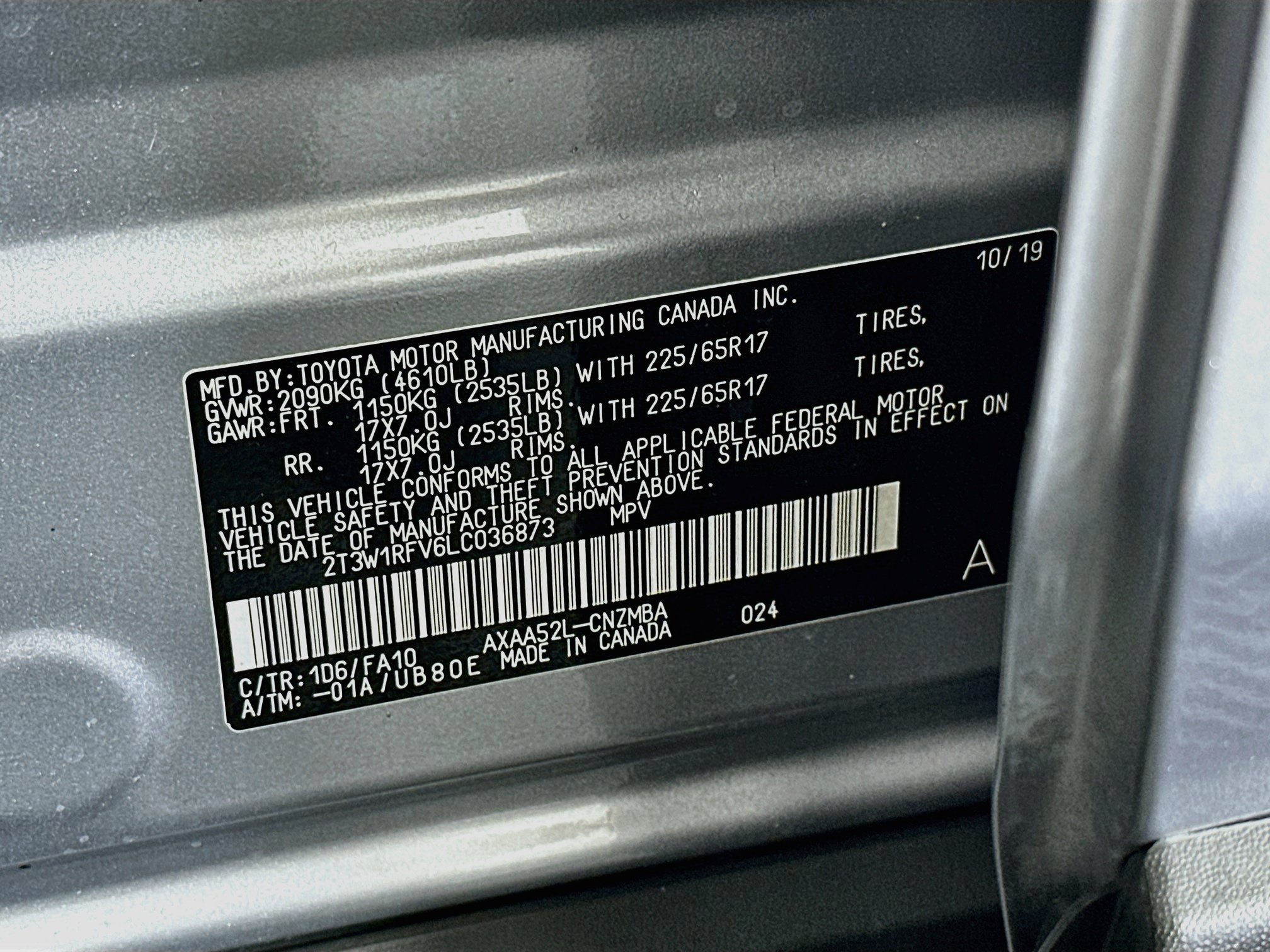 Used 2020 Toyota RAV4 XLE FWD image 12