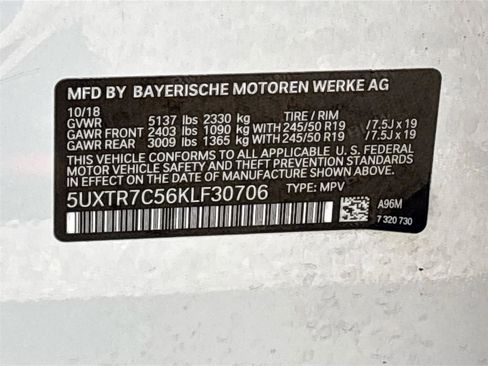 Used 2019 BMW X3 sDrive30i RWD image 34