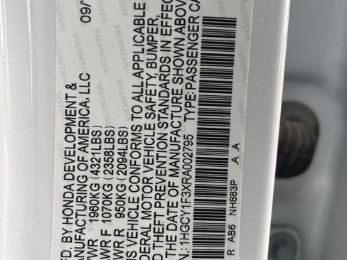 Used 2024 Honda Accord EX image 10