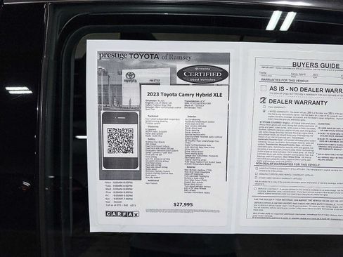 Certified 2023 Toyota Camry XLE FWD image 13