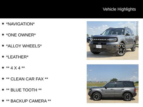 Used 2023 Ford Bronco Sport Outer Banks w/ Tech Package AWD/4WD image 4