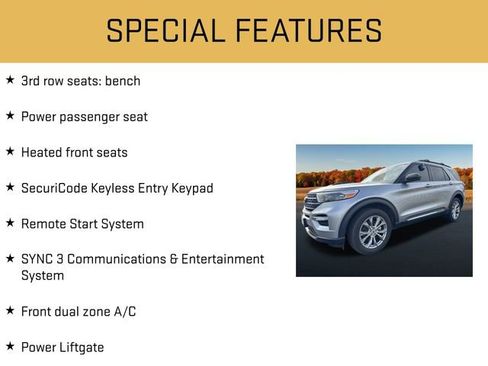 Used 2022 Ford Explorer XLT w/ Equipment Group 202A image 19