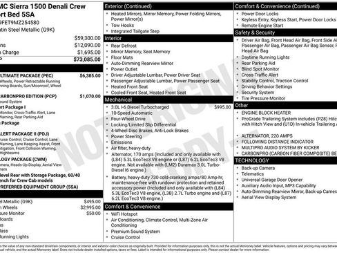 Used 2021 GMC Sierra 1500 Denali w/ Denali Ultimate Package AWD/4WD image 9
