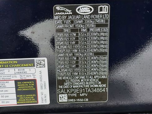 Used 2026 Land Rover Range Rover SE AWD/4WD image 34