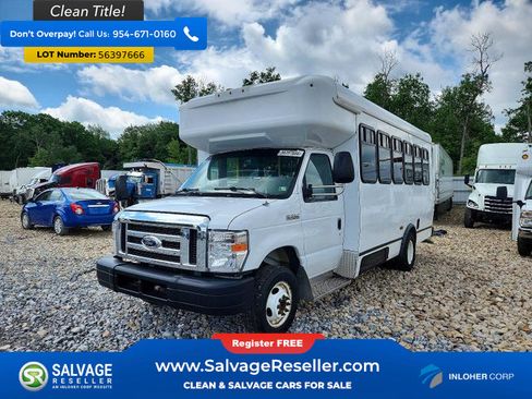 Used 2022 Ford E-450 and Econoline 450 Super Duty w/ Shuttle Bus Prep Package RWD image 3