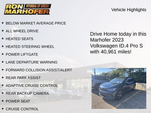 Used 2023 Volkswagen ID.4 Pro S AWD/4WD image 8