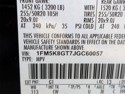 Used 2018 Ford Explorer Sport w/ Equipment Group 401A image 36