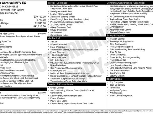 Used 2024 Kia Carnival EX FWD image 8