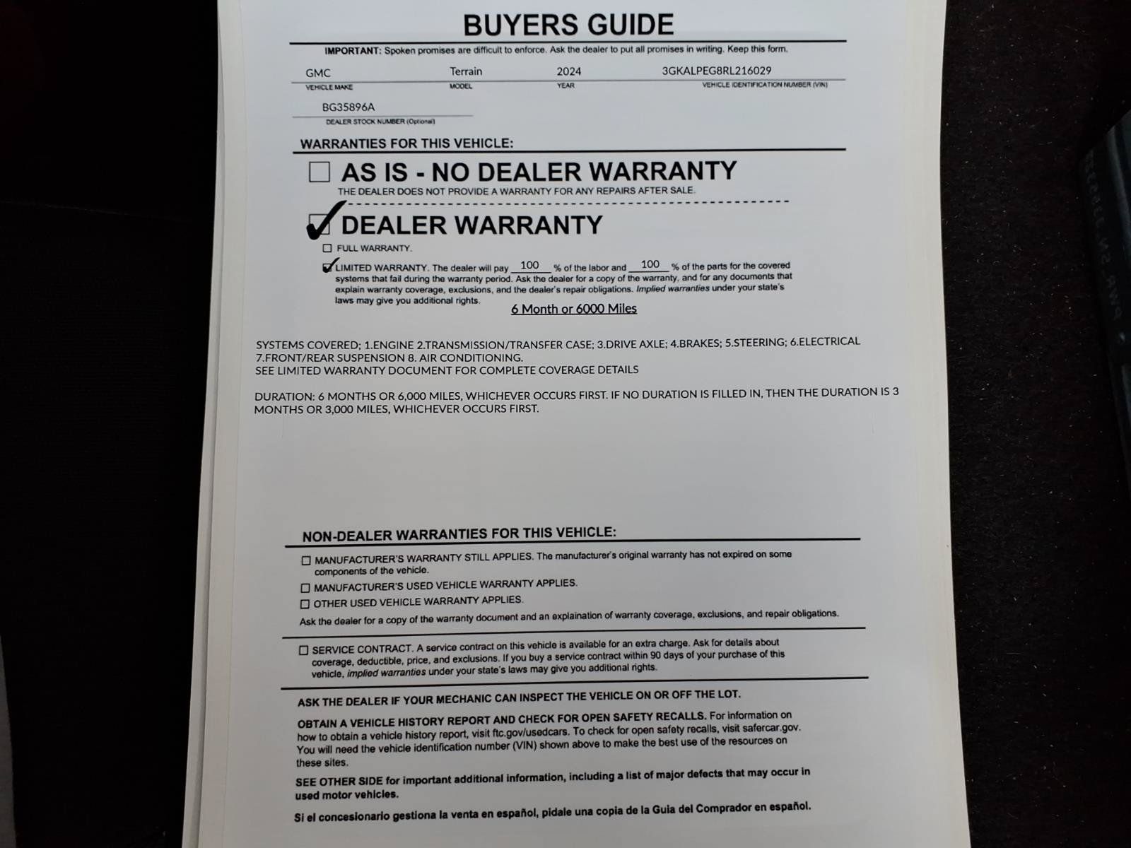 Used 2024 GMC Terrain SLT w/ Elevation Edition FWD image 40