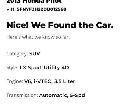 Used 2013 Honda Pilot LX image 3