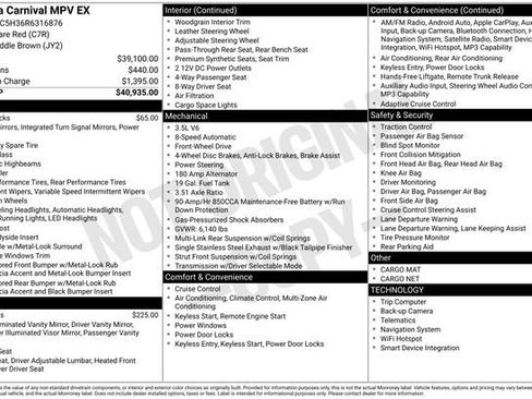 Certified 2024 Kia Carnival EX FWD image 21