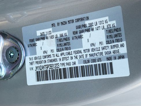 Certified 2023 MAZDA MX-5 Miata Grand Touring w/ Weather Package image 38