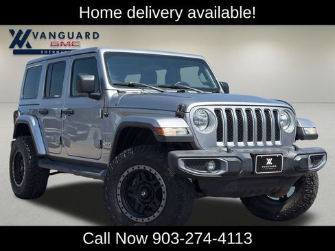 Used 2021 Jeep Wrangler Unlimited Sahara AWD/4WD image 1