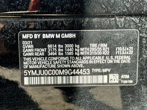Used 2021 BMW X5 M w/ Executive Package AWD/4WD image 41