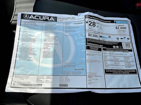 New 2025 Acura ADX A-Spec image 30