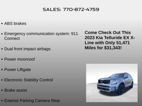 Used 2023 Kia Telluride EX X-Line image 29