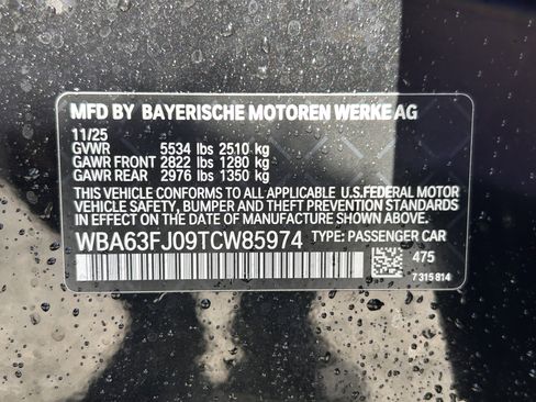 New 2026 BMW 540i xDrive 540i xDrive w/ Executive Package image 26