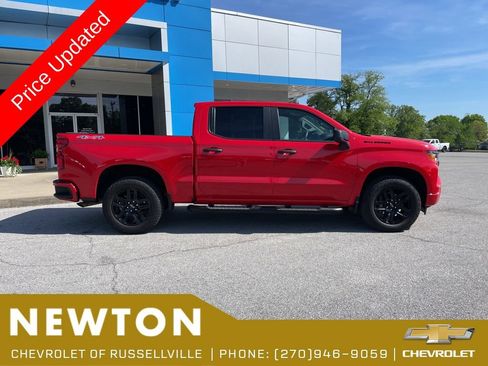 Used 2024 Chevrolet Silverado 1500 Custom w/ Turbomax Blackout Package AWD/4WD image 46