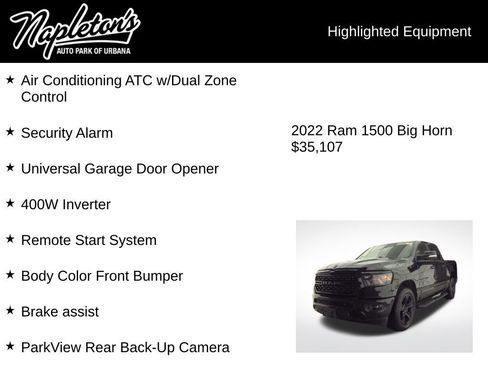 Used 2022 RAM 1500 Big Horn image 7