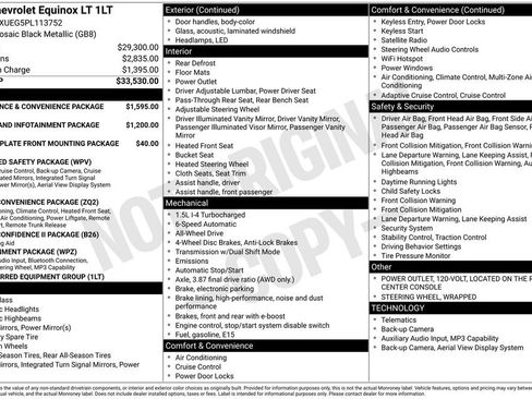Used 2023 Chevrolet Equinox LT AWD/4WD image 2