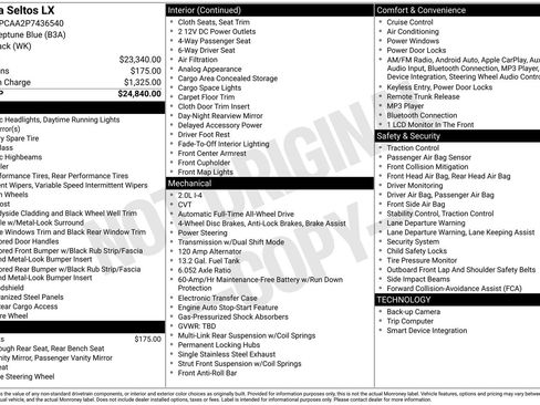 Used 2023 Kia Seltos LX image 13