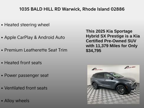 Certified 2025 Kia Sportage SX Prestige image 26