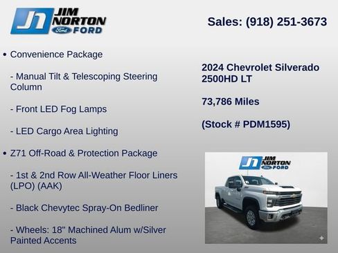 Used 2024 Chevrolet Silverado 2500 LT AWD/4WD image 19
