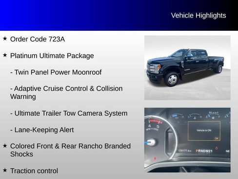 Used 2017 Ford F350 Platinum w/ Platinum Ultimate Package AWD/4WD image 12