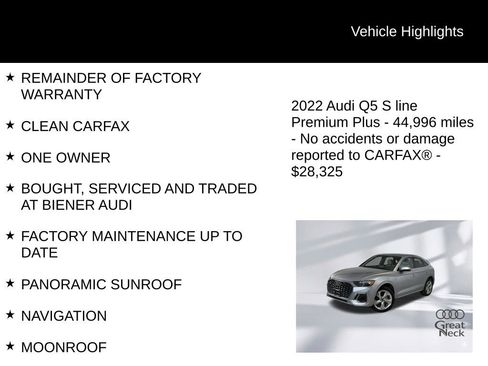 Used 2022 Audi Q5 2.0T Premium Plus w/ Premium Plus Package image 8