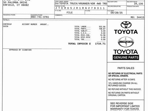 Used 2024 Toyota 4Runner TRD Off-Road Premium image 9