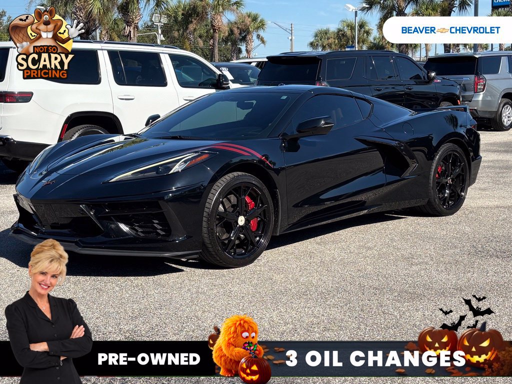 Used 2021 Chevrolet Corvette Stingray Preferred Cpe w/ Z51 Performance Package RWD image 1