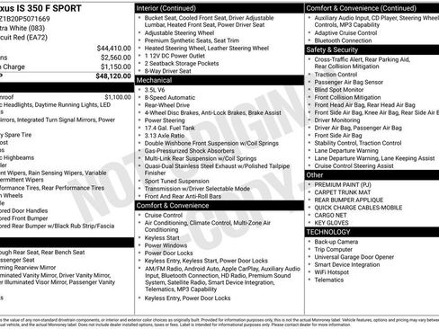 Used 2023 Lexus IS 350 F Sport RWD image 47