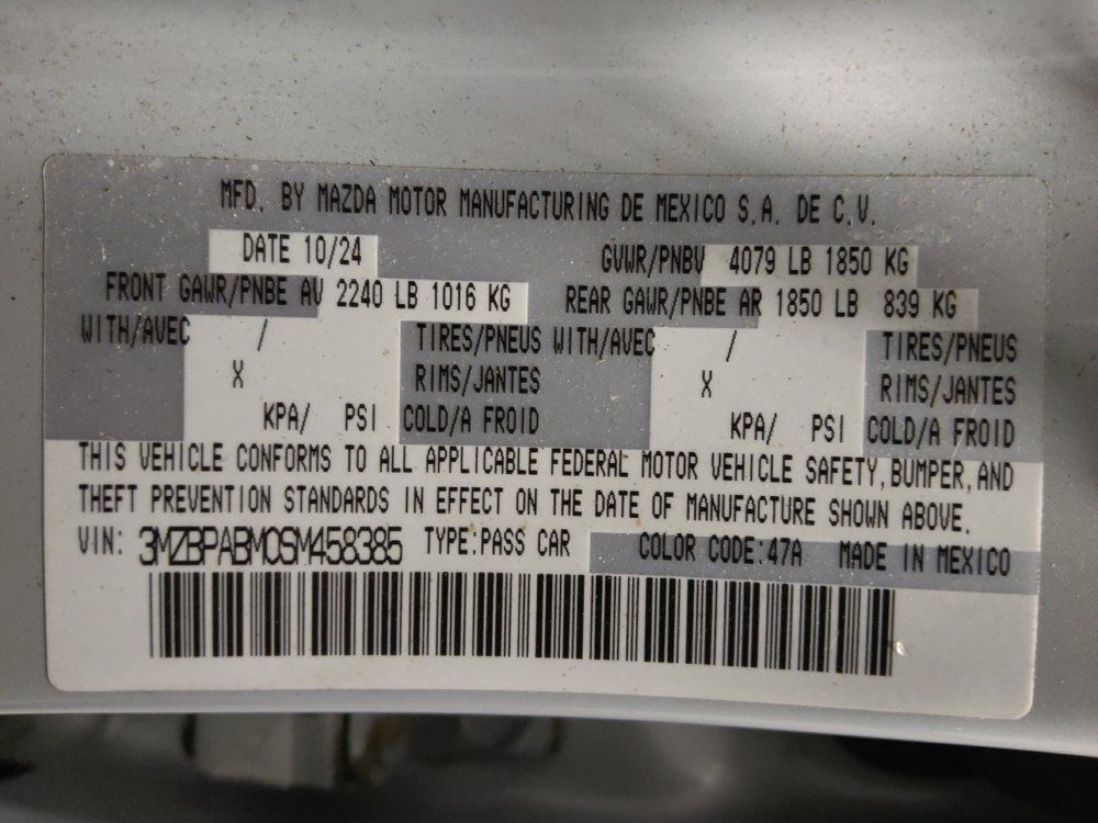 Used 2025 MAZDA MAZDA3 s FWD image 33