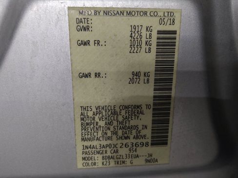 Used 2018 Nissan Altima 2.5 S w/ S Convenience Package image 33