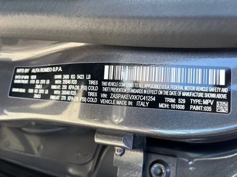 Used 2019 Alfa Romeo Stelvio Quadrifoglio w/ Driver Assist Dynamic Package image 33